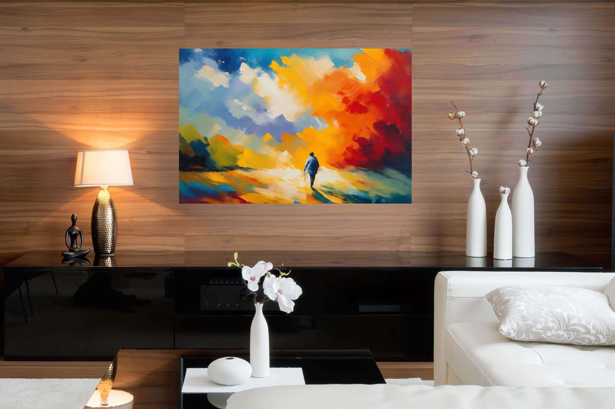 Dreamscape cantata: Surreal art with subconscious, in a room with artistic style, photographic wall art, and artisan decor. The art can be printed on poster, framed poster, canvas, metal, acrylic or wood, exclusively at WallArtZen. Find this exact print at https://wallartzen.com/waz201