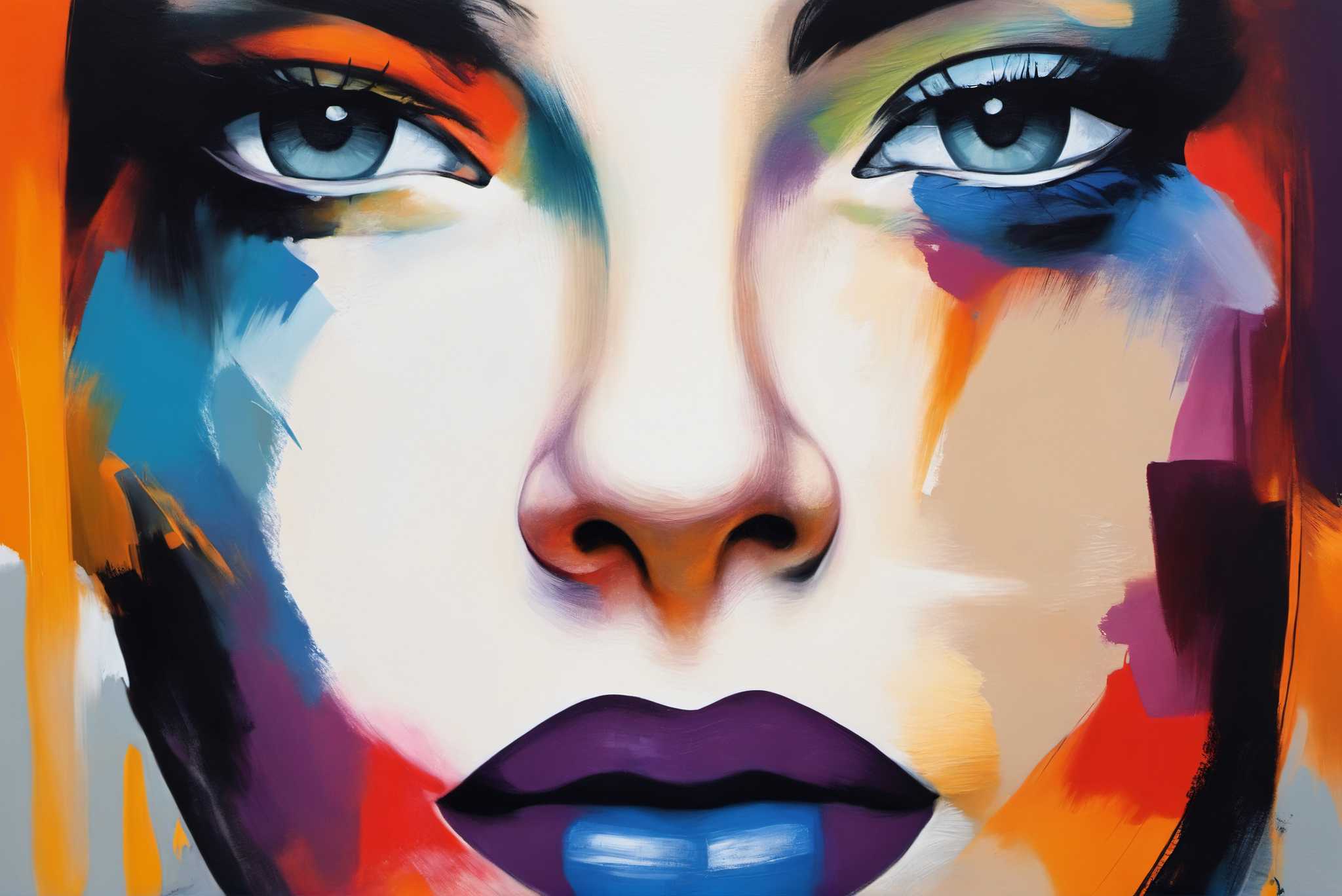 Luminous gaze of psyche: Surreal art with surreal art, in a room with artistic style, photographic wall art, and decorative pieces. The art can be printed on poster, framed poster, canvas, metal, acrylic or wood, exclusively at WallArtZen. Find this exact print at https://wallartzen.com/waz272