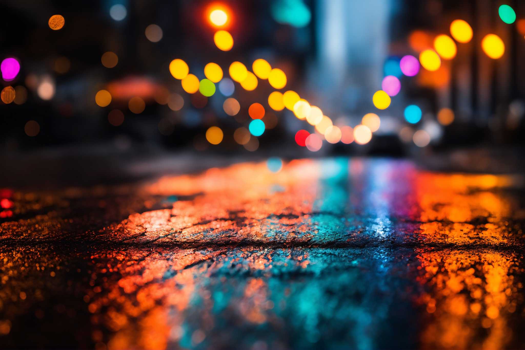 Urban nocturne serenade: Nighttime cityscape art with nighttime cityscape photography, in a room with chic decor, framed art, and home styling items. The art can be printed on poster, framed poster, canvas, metal, acrylic or wood, exclusively at WallArtZen. Find this exact print at https://wallartzen.com/waz316