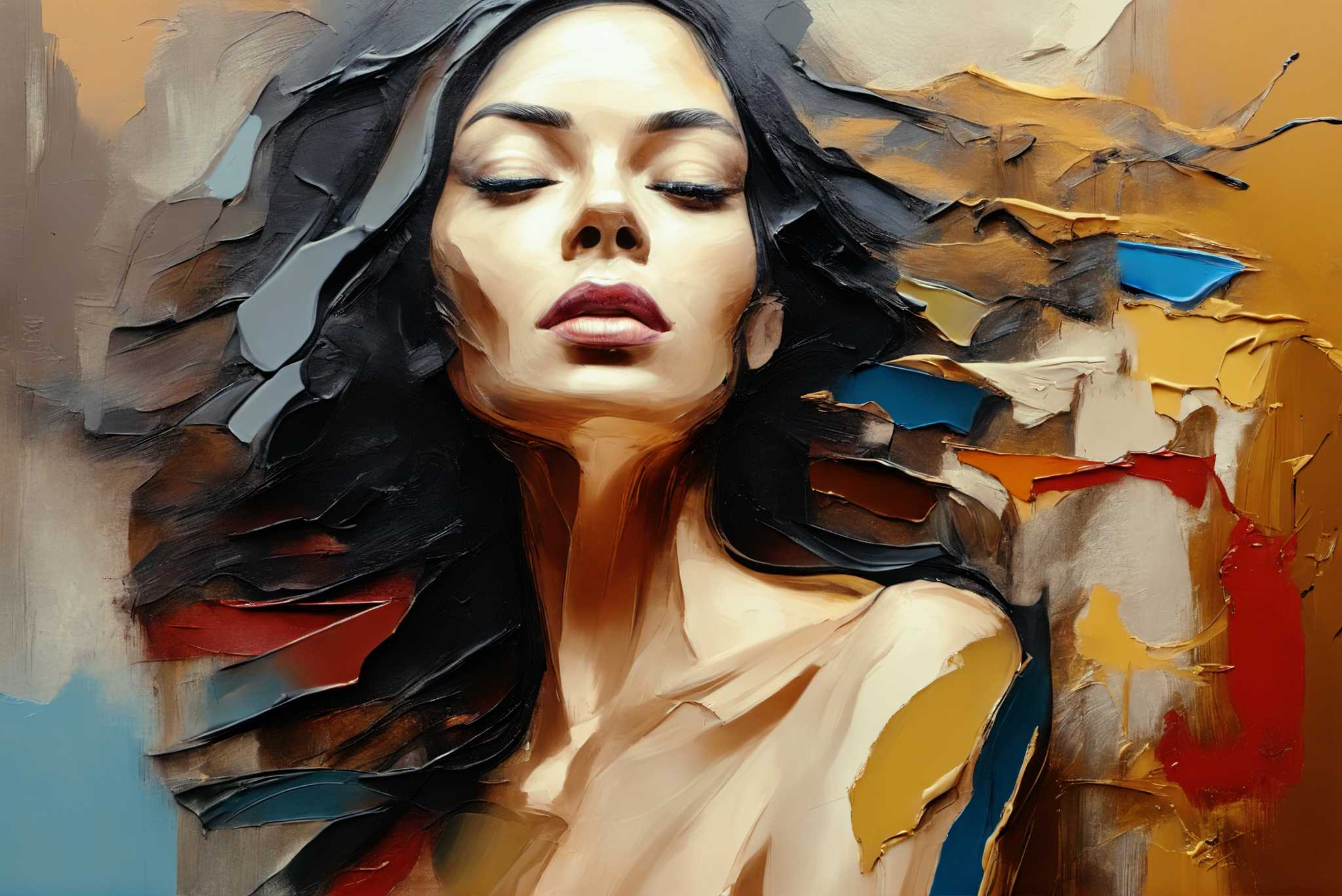 Silent musings of solitude: Contemplation art with contemplative mixed media, in a room with urban design, digital art pieces, and interior decorations. The art can be printed on poster, framed poster, canvas, metal, acrylic or wood, exclusively at WallArtZen. Find this exact print at https://wallartzen.com/waz61