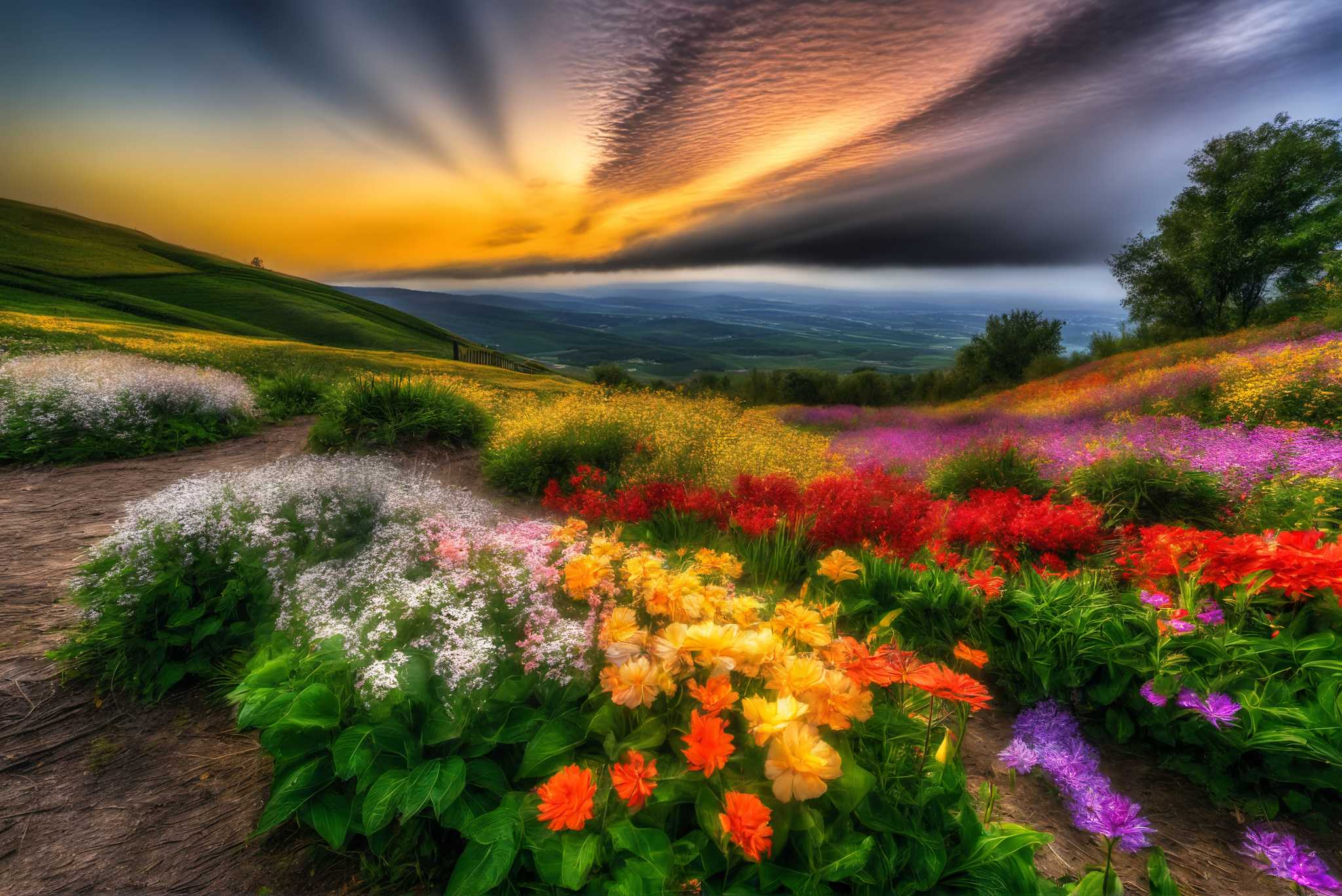 Bloom horizons unveiled: Floral art with botanical artwork, in a room with classic elegance, canvas prints, and decorative pieces. The art can be printed on poster, framed poster, canvas, metal, acrylic or wood, exclusively at WallArtZen. Find this exact print at https://wallartzen.com/waz307